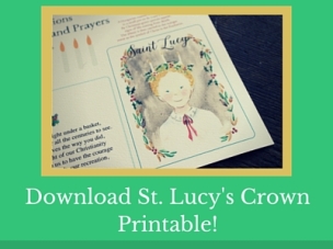 Download St. Lucy's Crown Printable!